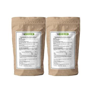 Imagem de WVegan BCAA em Pó, Sabor Limão, Suplemento Aminoácidos Essenciais Vegano, 1kg, com L-Leucina, L-Valina, L-Isoleucina, Sem Glúten, para Adultos Acima de 19 Anos