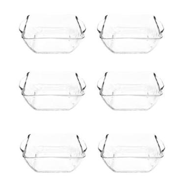 Imagem de Tigela Vidro Quadrada 170Ml 6Pcs - Ryan Glass