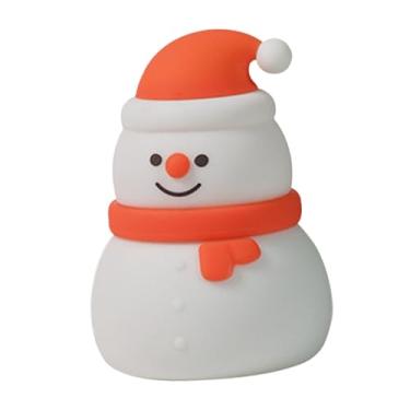 Imagem de Fenteer Luminária de Natal Noturna Infantil Artesanal Decorativa para Mesa ou Cesta de Presente, Ideal para Decoração de Berçário, Árvore de Natal, ou, Boneco de Neve