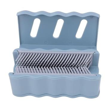 Imagem de Ymiko Coletor de Cabelo de Chuveiro, Protetor de Drenagem de Coletor de Cabelo de Parede de Silicone Reutilizável Com Almofadas Adesivas e Parafusos, para Banheiro, Banheira, Chuveiro, (GREY)