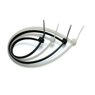 Imagem de 1000 Abraçadeira Nylon 100mmx2,5mm - FERTAK - BRANCA OU PRETA, Branca 