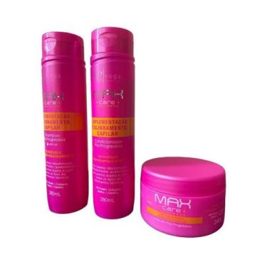 Imagem de Kit Shampoo Cond. Mascara Pós Progressiva Max Care Progress Voga