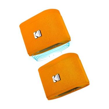 Imagem de KODAK Alto-falante Bluetooth SOUNDBRIX com som HD, portátil, sem fio, IPX4, resistente à água até 5H Playtime V5.4 para festas em casa, ao ar livre, praia, aparelhos eletrônicos (laranja sobrecarga