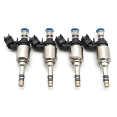 Imagem de Conjunto de 4 bicos injetores de combustível para carro, peças de reposição 12633913 12662570 FJ1158, para Buick Lacrosse 2.5L L4 2018 2019.