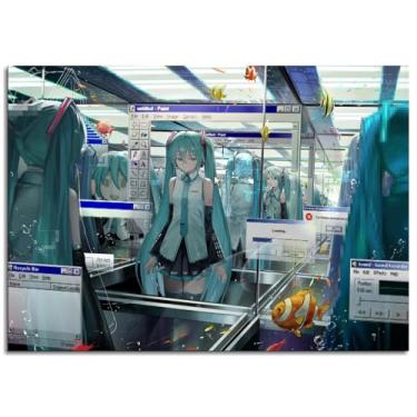 Imagem de 1104 Impressão em tela ciana cabelo coxas pôster arte de parede para casa 1 peça decorações não ramificadas 25,4 x 20,3 cm