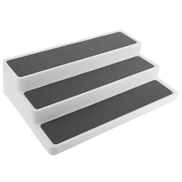 Imagem de aqxreight Rack de Temperos de 3 Camadas Prateleira Expansível Organizador de Cozinha para Bancada de Armário Use para Armazenar Itens de Visibilidade que você Precisa para Guardar Esse Tempero e