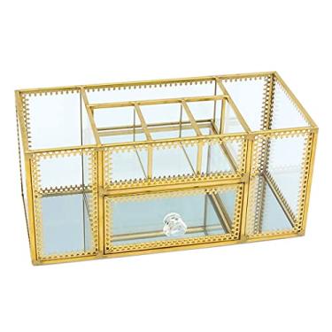 Imagem de Organizador de pincéis cosméticos de armazenamento, ferramentas de maquiagem, bancada, penteadeira, banheiro, mesa