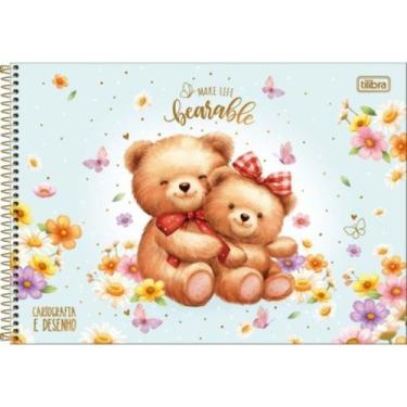 Imagem de Caderno De Cartografia Love Bears 80fls Capas Sortidas - Tilibra