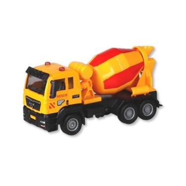 Imagem de Carrinho de brinquedo colecao profissoes super trucks betoneira - poli