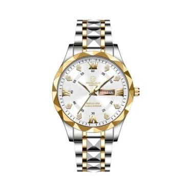 Imagem de Relógio Masculino De Luxo À Prova d'Água Luminosa Esportivo Quartz Em 