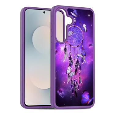 Imagem de Rosebono Capa compatível com Motorola Moto G Stylus 2025, design gráfico translúcido fosco gradiente transparente TPU macio capa de proteção (Dream Catcher)