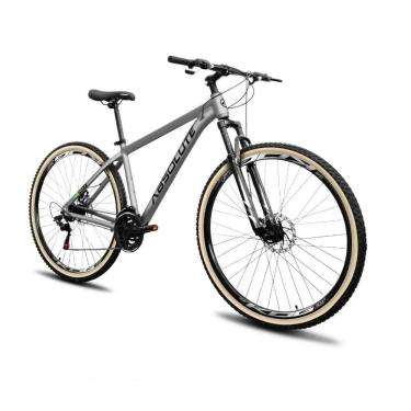 Imagem de Bicicleta Aro 29 Absolute Nero 5 Câmbios Shimano 24v Alumínio Garfo Com Trava Mountain Bike cinza Tam: 15