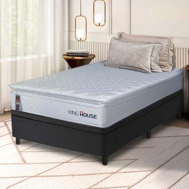 Imagem de Cama Box Baú Luanda Espuma D28 Solteirão 96x203 King House