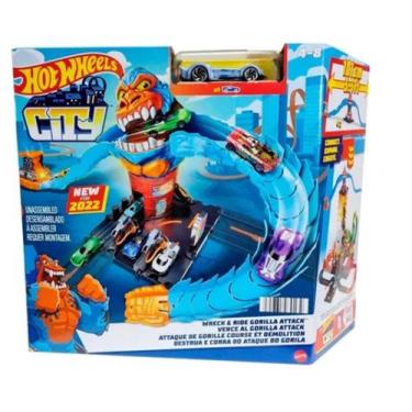 Imagem de Pista Hot Wheels City Ataque Do Gorila HDR29/HDR30 -Mattel