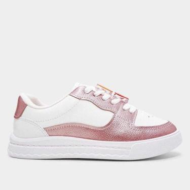 Imagem de Tênis Infantil Menina Molekinha Casual, Rosa, 31