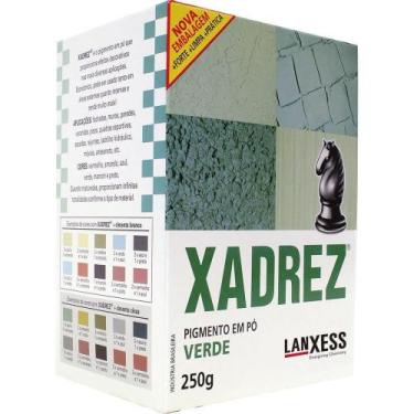 Imagem de Tinta em Pó Xadrez Verde 250g - Embalagem com 20 Unidades