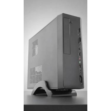Imagem de Gabinete Slim Micro-ATX Preto com Suporte Vertical - Congratulations S
