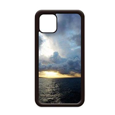 Imagem de Capa com imagem da natureza da ciência escura do oceano para iPhone 12 Pro Max para Apple Mini Mobile Case Shell