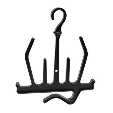 Imagem de shamjina PP Dive Hanger Espaço-Economize rotanti Secagem Rápida Cabides de Drenagem Deluxe Equipamento de Suspensão de Snorkel Rack de Caiaque Cabide de, Preto