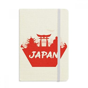 Imagem de Caderno de anotações do Japão com estampa oficial de tecido rígido da Red Outline