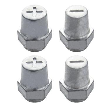 Imagem de Ampper Terminal de bateria fêmea 5/40.6 cm-18 Thread Terminal Adaptador Terminal de Bateria Postes de Carregamento para Extensão de Pino 5/40.6 cm-18, Pacote com 4