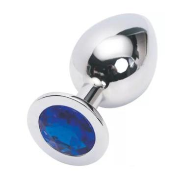 Imagem de Plug Anal Inox Grande Sortido Feminino Excita - Papo de Amigas