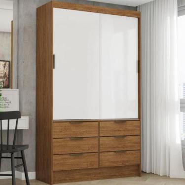 Imagem de Guarda Roupa Solteiro 2 Portas de Correr 6 Gavetas Sevilha - Faura, Ci