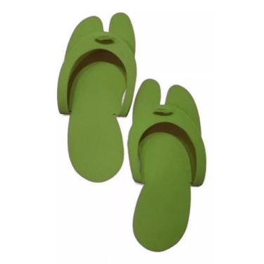 Imagem de Chinelo Descartável Eva Para Salão, Manicures - 10 Pares 2mm - Selys, 