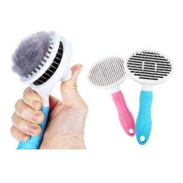 Imagem de Escova Removedora Tira Pelos Dos Pets Cães E Gatos - oem, Cinza