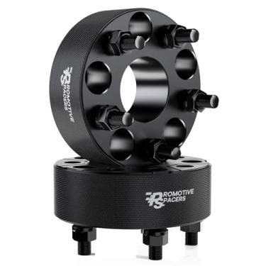 Imagem de PROMOTIVE SPACERS Espaçadores de roda centralizados de 50 mm 5 Lug sem borda para expedição, Ford F150 1997-1999, espaçadores de roda forjados 5x135 com design de resfriamento ativo, furo central