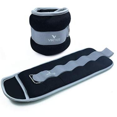 Imagem de Pesos de tornozelo/pulso para mulheres, homens, crianças – conjunto de pesos de perna de braço com alça ajustável – corrida, ginástica, fisioterapia, fitness – escolha de 450 g, 1,4 kg, 1,8 kg, 2,7