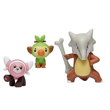 Imagem de Pokémon 3 Figuras Cyndaquil Jigglypuff e Marowak Sunny 2603