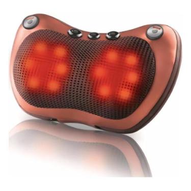 Imagem de Massageador Shiatsu Bivolt com Aquecimento Lombar Costas Pescoço Braço