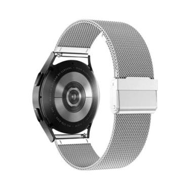 Imagem de Pulseira De Aço Inoxidável Milanesa De 20mm 22mm Para Amazfit Bip 6 5 