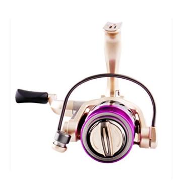 Imagem de HHHJQFAAT Carretel de pesca roda giratória 5+1 rolamento mão esquerda e direita vara marítima intercambiável carretel de pesca descarga frontal