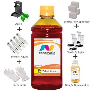 Imagem de Tinta Para Canon MG2910 CL-146 Yellow 500ml Linha Platinum - Toner Val