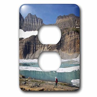 Imagem de 3dRose lsp_92095_6 Mt, Glacier National Park, Upper Grinnell Lake Us27 Jwi0232 Jamie & Judy Wild Tampa de 2 plugues