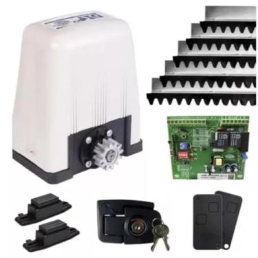 Imagem de Motor Portão Rossi Dz4 Sk 220v 800kg com 5m Cremalheira