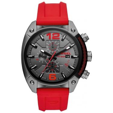 Imagem de Relógio Masculino Analógico Quartzo, Silicone, DIESEL DZ4481, Vermelho