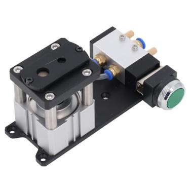 Imagem de Perfurador de Furo Duplo de 8mm12mm Com de Acionamento Pneumático para Artesanato Em Madeira Ferramenta de Perfuração de Liga de Alumínio Estrutura de Furo de Trava Fixa