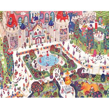 Imagem de Pintoo JIOMO - Quebra-cabeças de 2000 peças para adultos - torre marfim - fácil armazenamento - quebra-cabeças de plástico entrelaçado confortável sem cola [H2358]