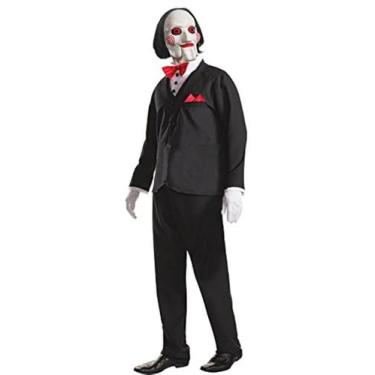Imagem de Rubie's Fantasia e máscara masculina de Saw Billy, Conforme mostrado., Standard