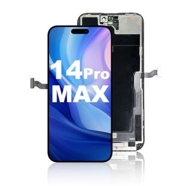 Imagem de Substituição de tela para iPhone 14 Pro Max, tela LCD Full HD por atacado, montagem de moldura digitalizadora de toque 3D com adesivo à prova d'água para (modelos A2651, A2893, A2896, A2895, A2894