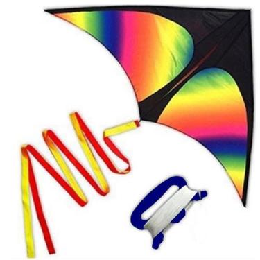 Imagem de Brinquedo voador de pipa para crianças e adultos com cauda longa - Glo