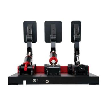 Imagem de Pedaleira Profissional Simulador Corrida P1000 Tri Pedal Célula de Car