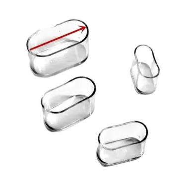 Imagem de Protetores De Silicone Transparente Para Pés De Cadeira (16 Peças) - C