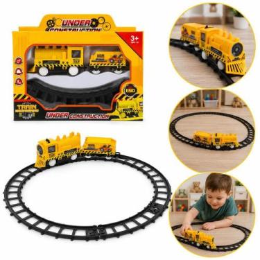 Imagem de Trem infantil ferrorama locomotiva brinquedo estilo profissional ferro