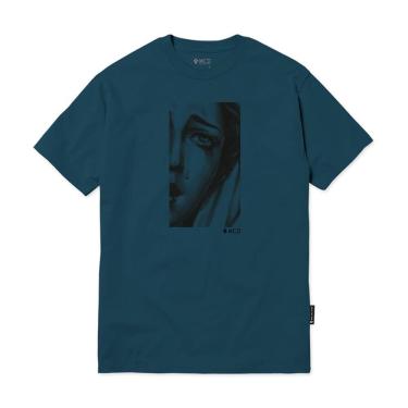 Imagem de Camiseta MCD Santa Reticulada WT24 Masculina Azul Deep
