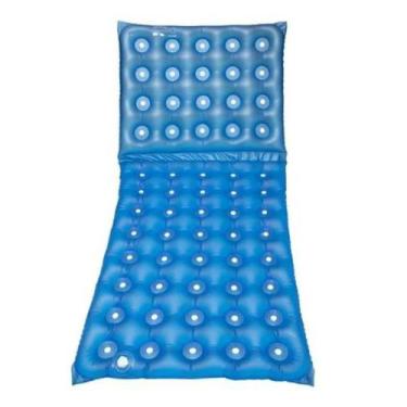 Imagem de Colchão Bed Hospitalar Resistente Articulado Dobrável Azul Dágua Confo