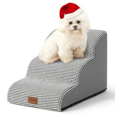 Imagem de Escadas para Cães COZY KISS - 3 Camadas com Capa à Prova de Vazamentos